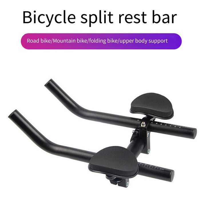 Bike Rest Handlebar High Strength Aluminium Alloy Thick Sponge Arm Cushion Cycling Bicycle Relaxation Handle Bar MTB Image 10