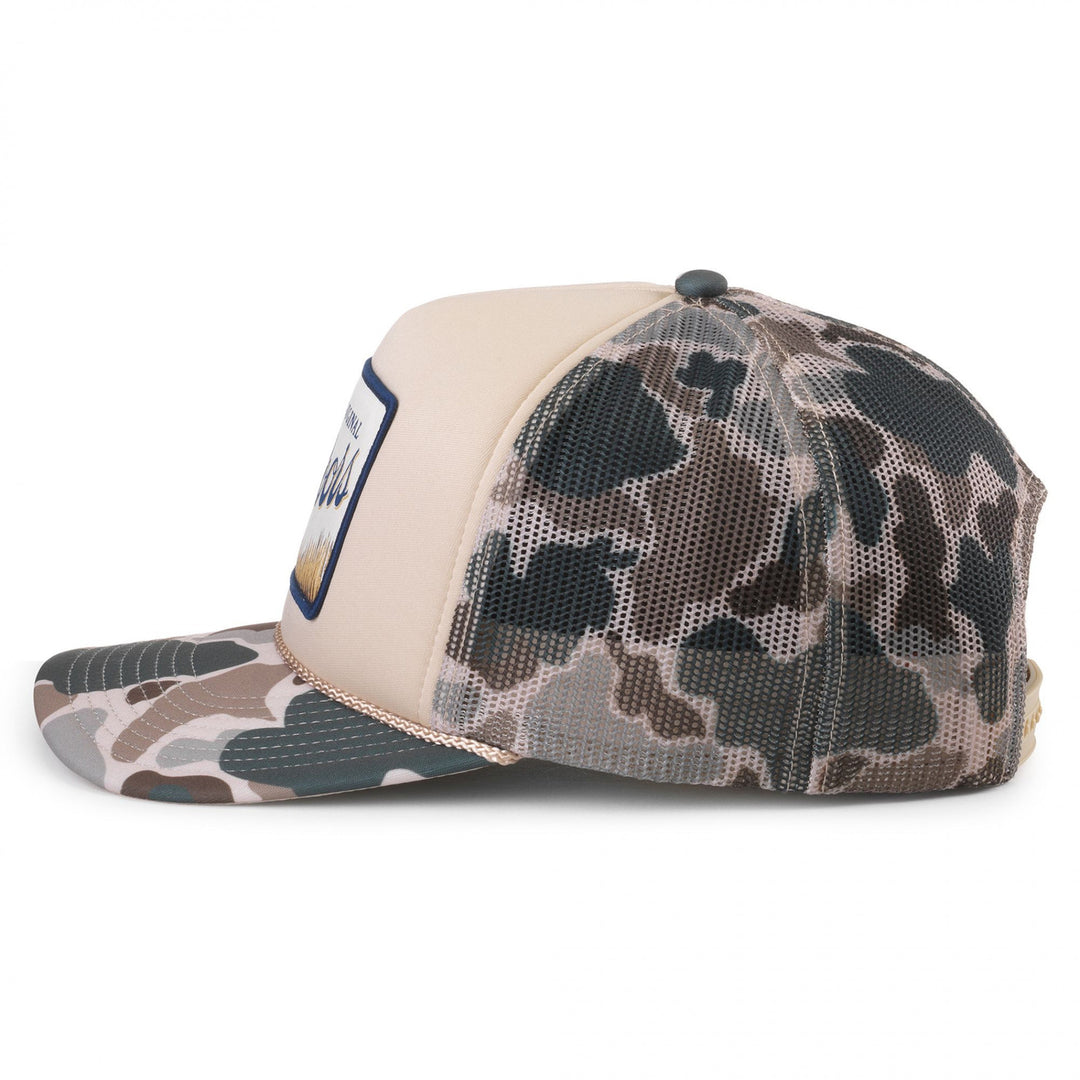 Coors Banquet Original Mallard Camo Trucker Hat Image 2