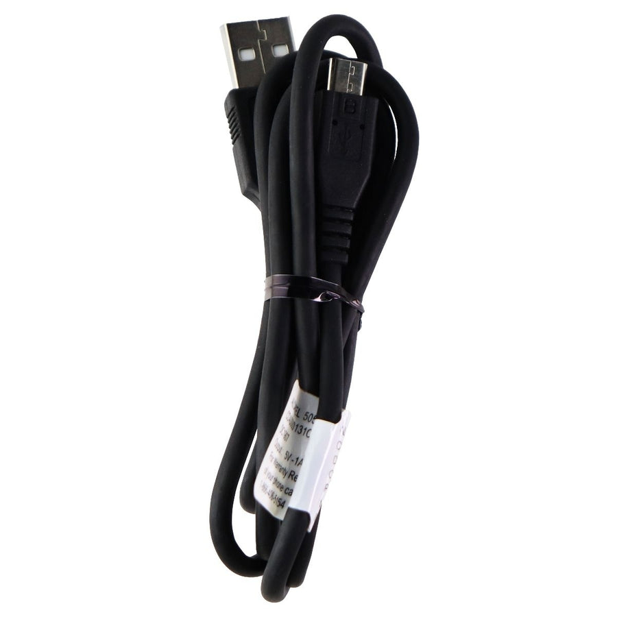 Alcatel (CDA0000131C1) 3.3ft Charge OEM Cable for Micro USB Devices - Black Image 1