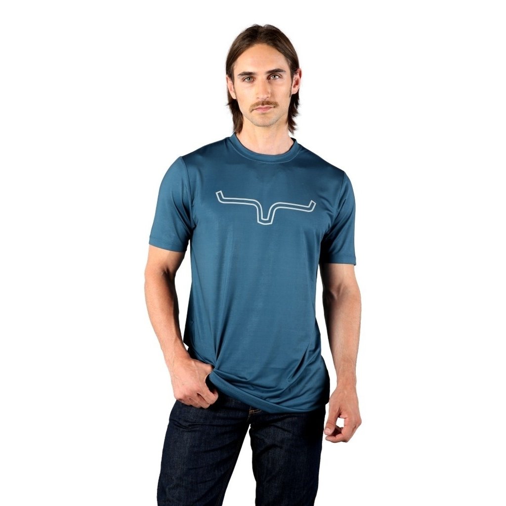 Kimes Ranch Western Shirt Mens S/S Outlier Tech Logo Tee MSH0000001 Image 3