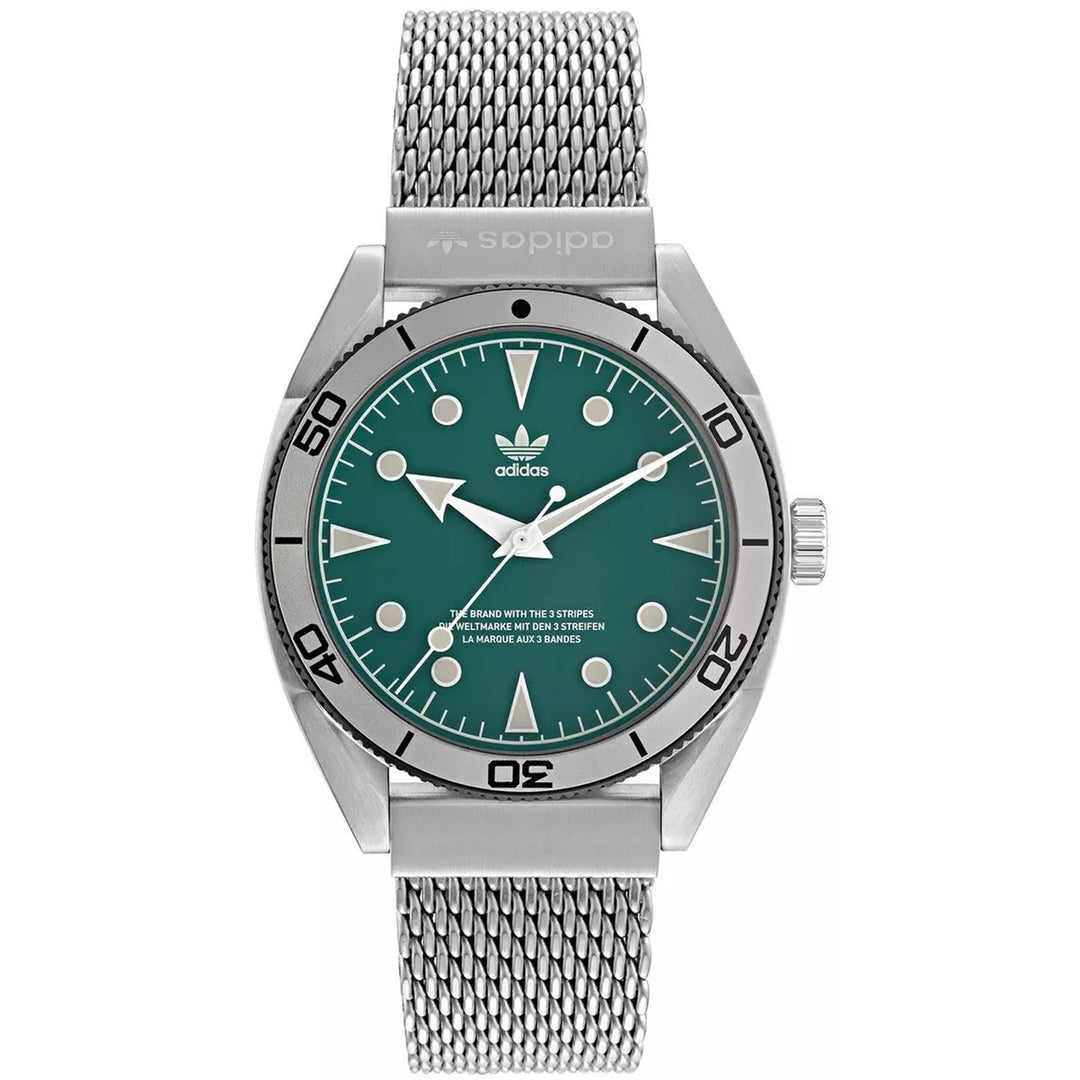 Adidas Originals Fashion Edition Green Dial Quartz Mens Watch AOFH22005 Image 1