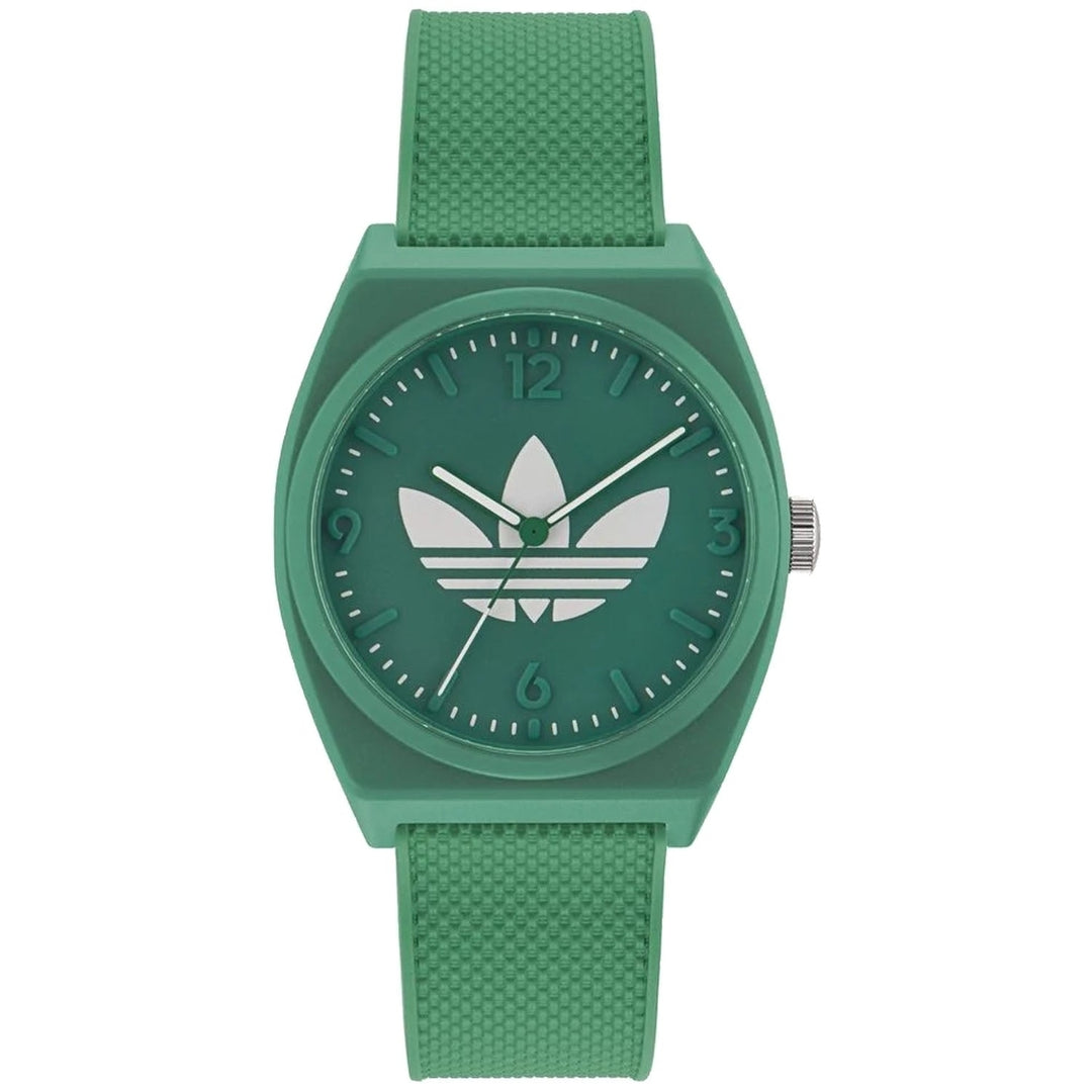 Adidas Originals Mens Project Two Green Dial Watch AOST23050 Waterproof Quartz Image 1