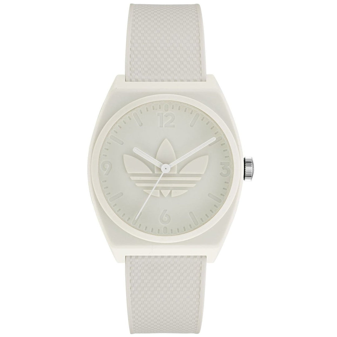 Adidas Originals Street Project Two White Dial Watch AOST22035 Rubber Strap Image 1