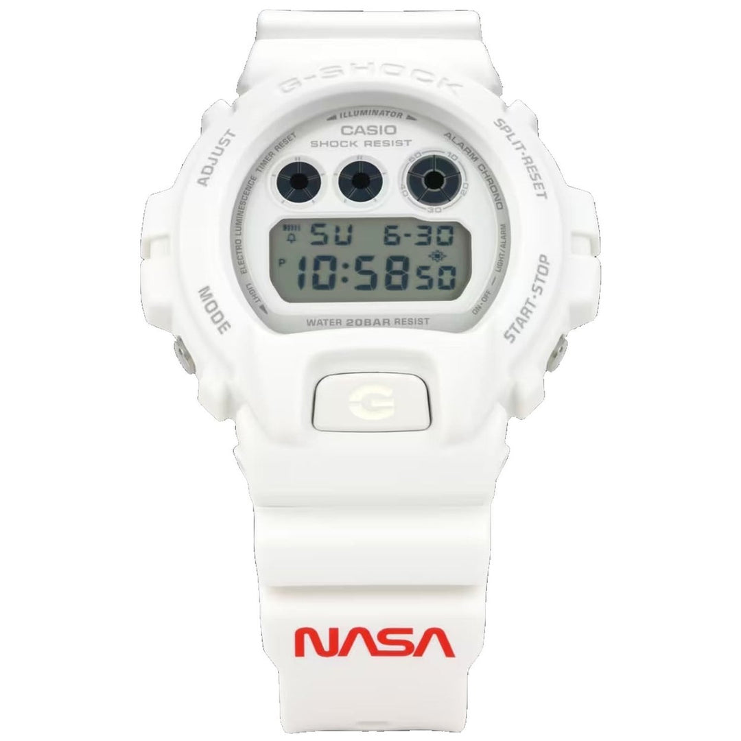 Casio G-Shock 6900 Mens White Dial Watch DW-6900NASA23-7CR Waterproof 200M Image 1