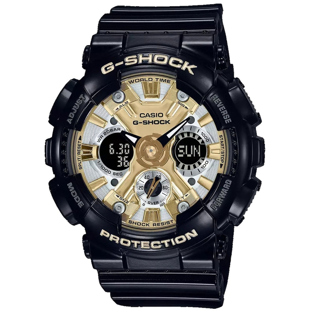 Casio G-Shock Analog Womens Watch GMAS120GB-1A Black Dial Resin Waterproof 200m Image 1