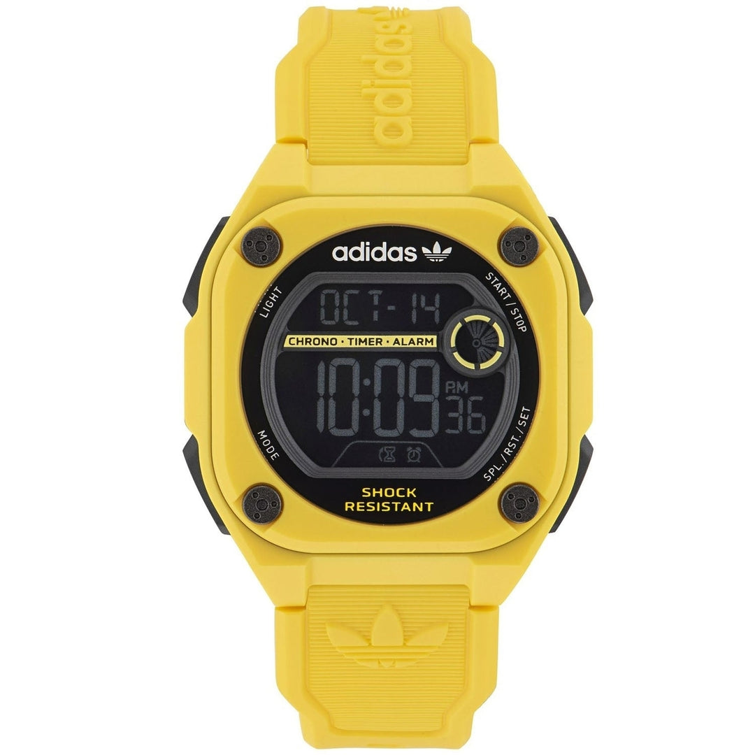 Adidas Originals City Tech Two Black Dial Watch AOST23060 Quartz Waterproof Image 1