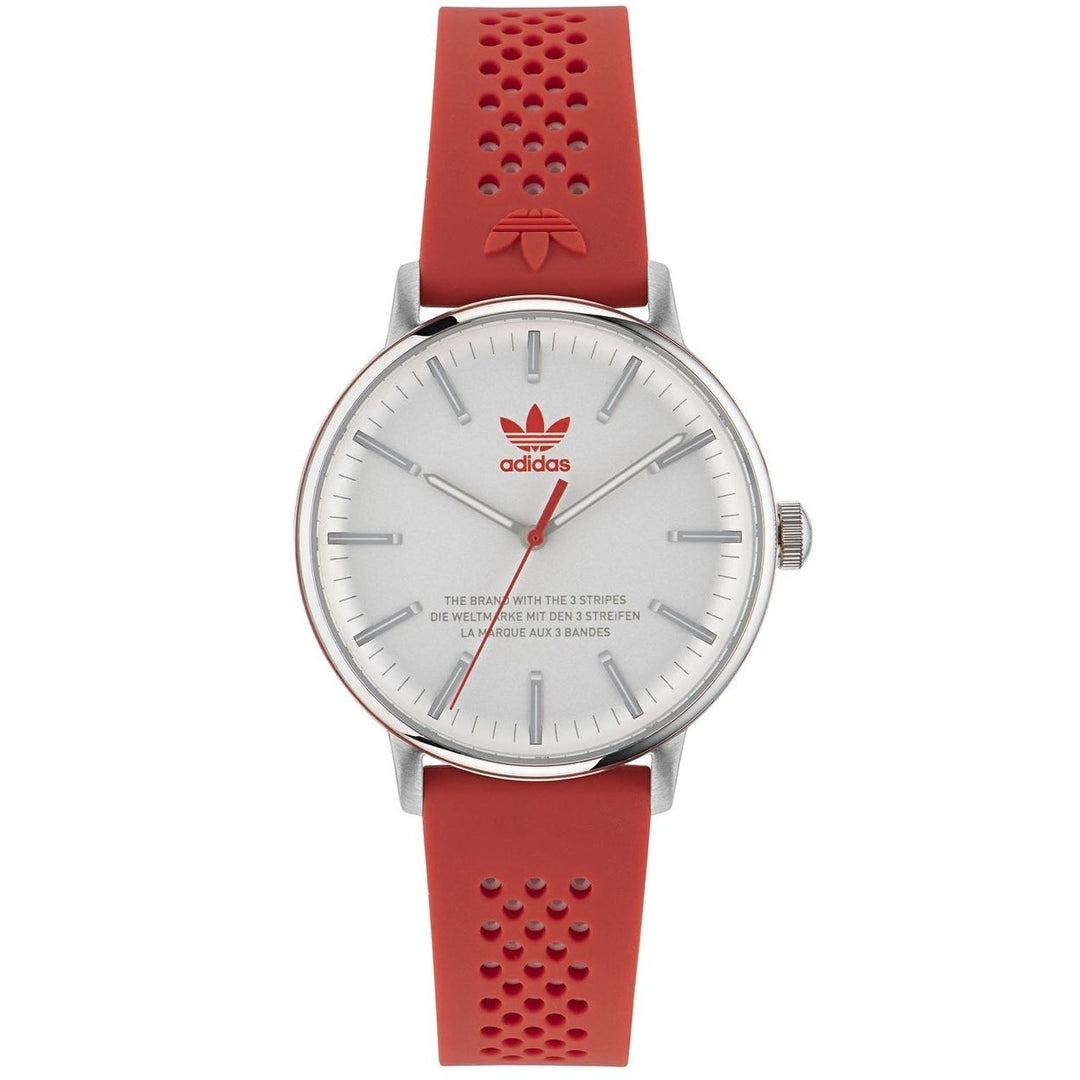 Adidas Originals Code One White Dial Watch AOSY23024 Stainless Steel Quartz Image 1