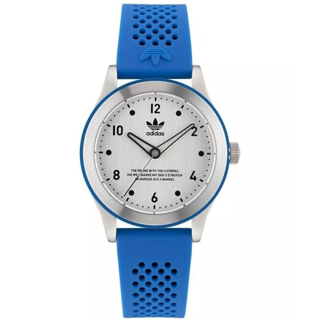 Adidas Originals Code Three Silver Dial Watch AOSY23033 Stainless Steel Quartz Image 1