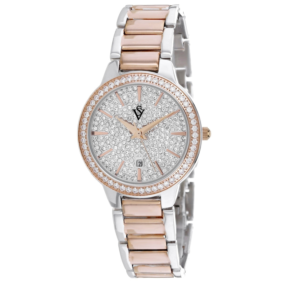 Christian Van Sant Alessia Womens Silver Dial Watch CV0290A Stainless Steel Image 1