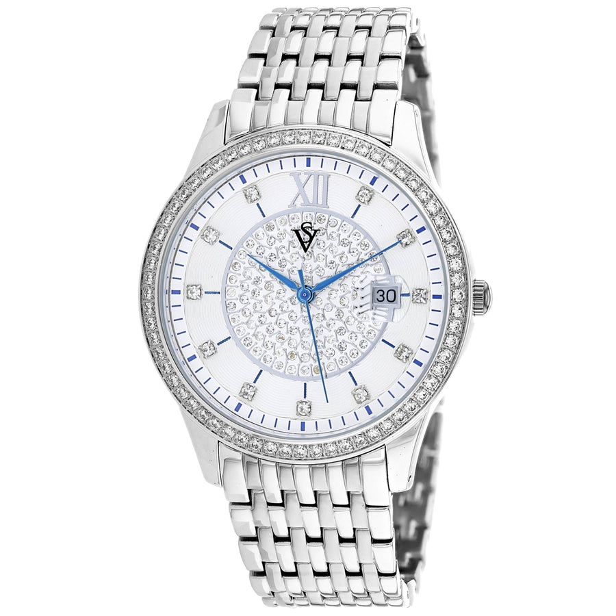 Christian Van Sant Womens Watch CV0480 Stainless Steel White Dial Quartz 30m Image 1