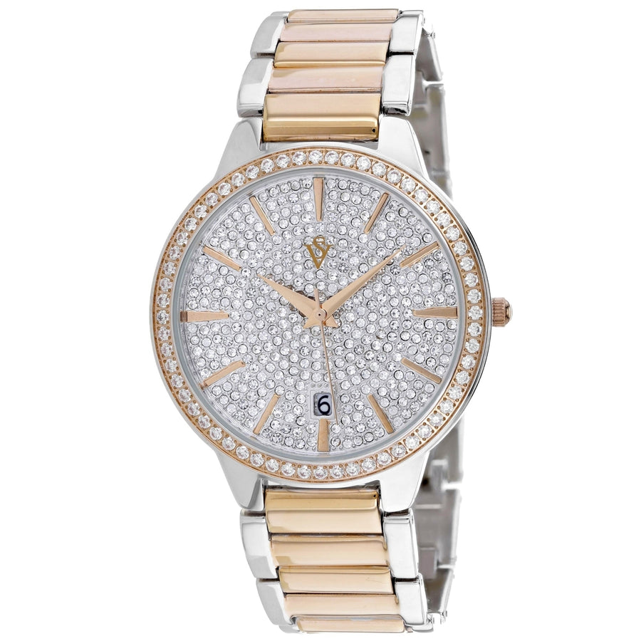 Christian Van Sant Womens Alessia Silver Dial Watch CV0293A Stainless Steel Image 1