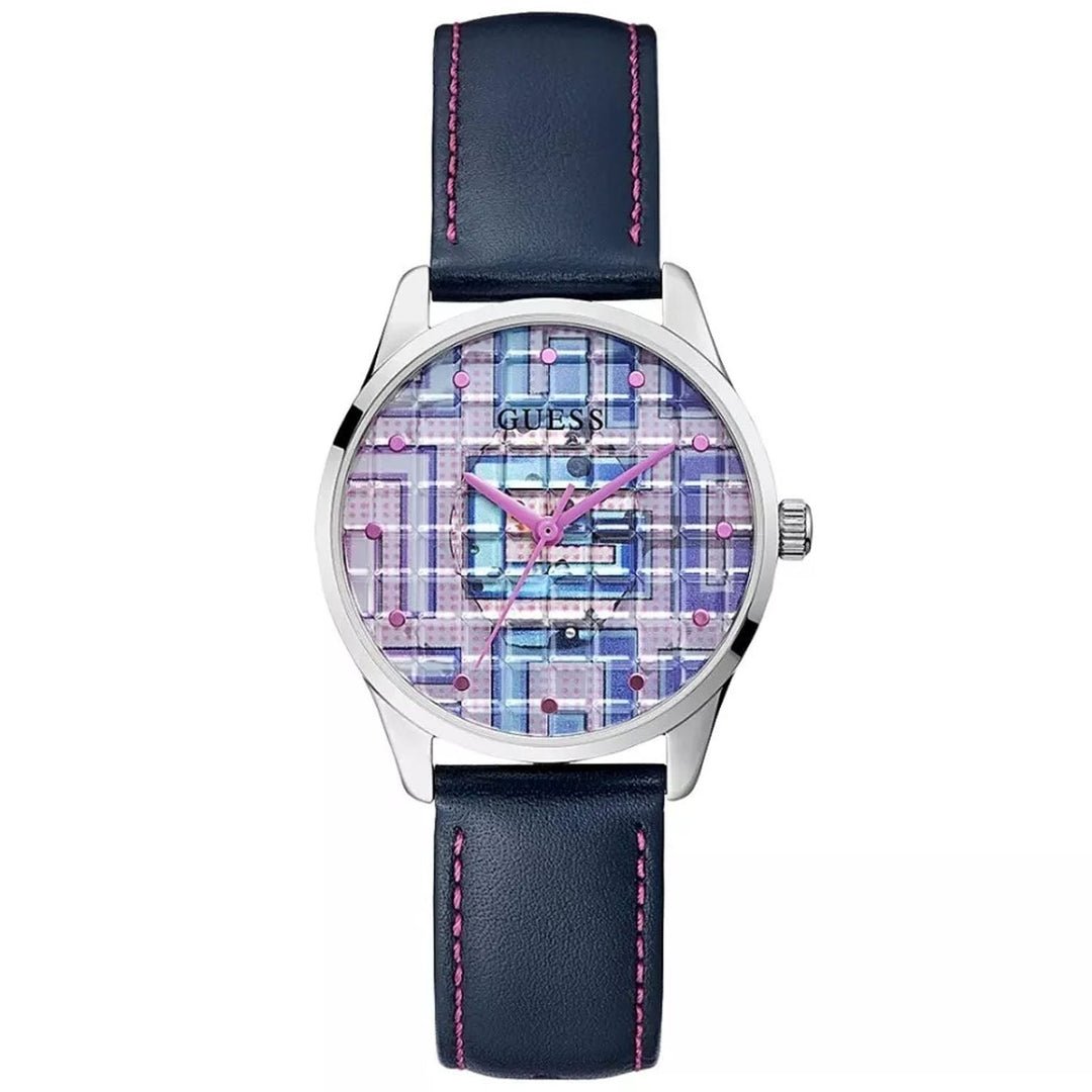 Guess Multicolored Analog Watch GW0480L1 Stainless Steel Leather Strap Water Resistant Image 1