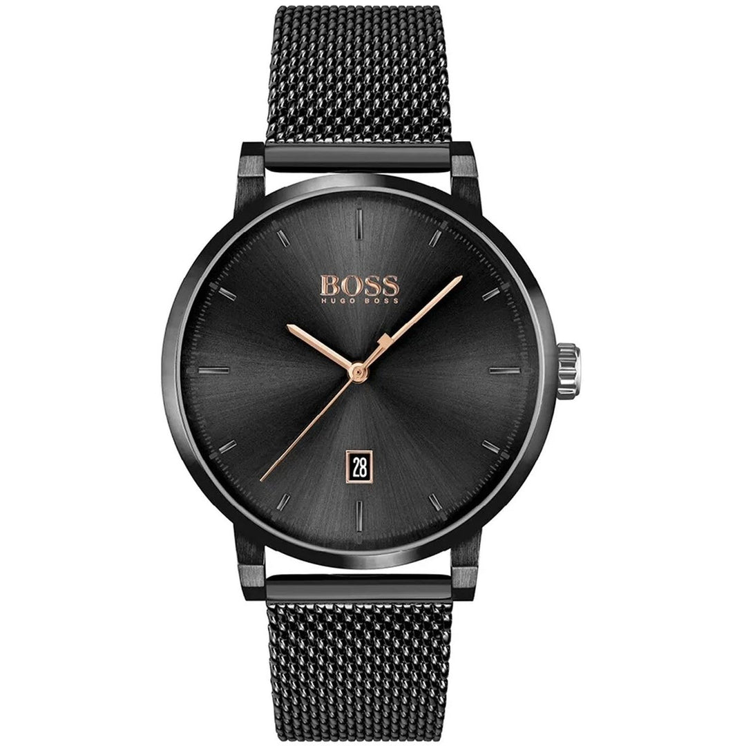 Hugo Boss Mens Confidence Black Dial Watch - 1513810 Image 1