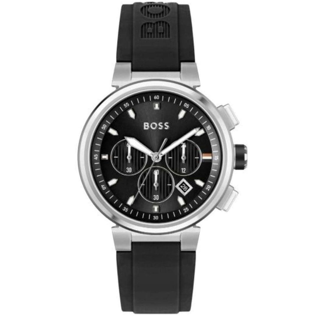 Hugo Boss Mens One Black Dial Watch - 1513997 Image 1