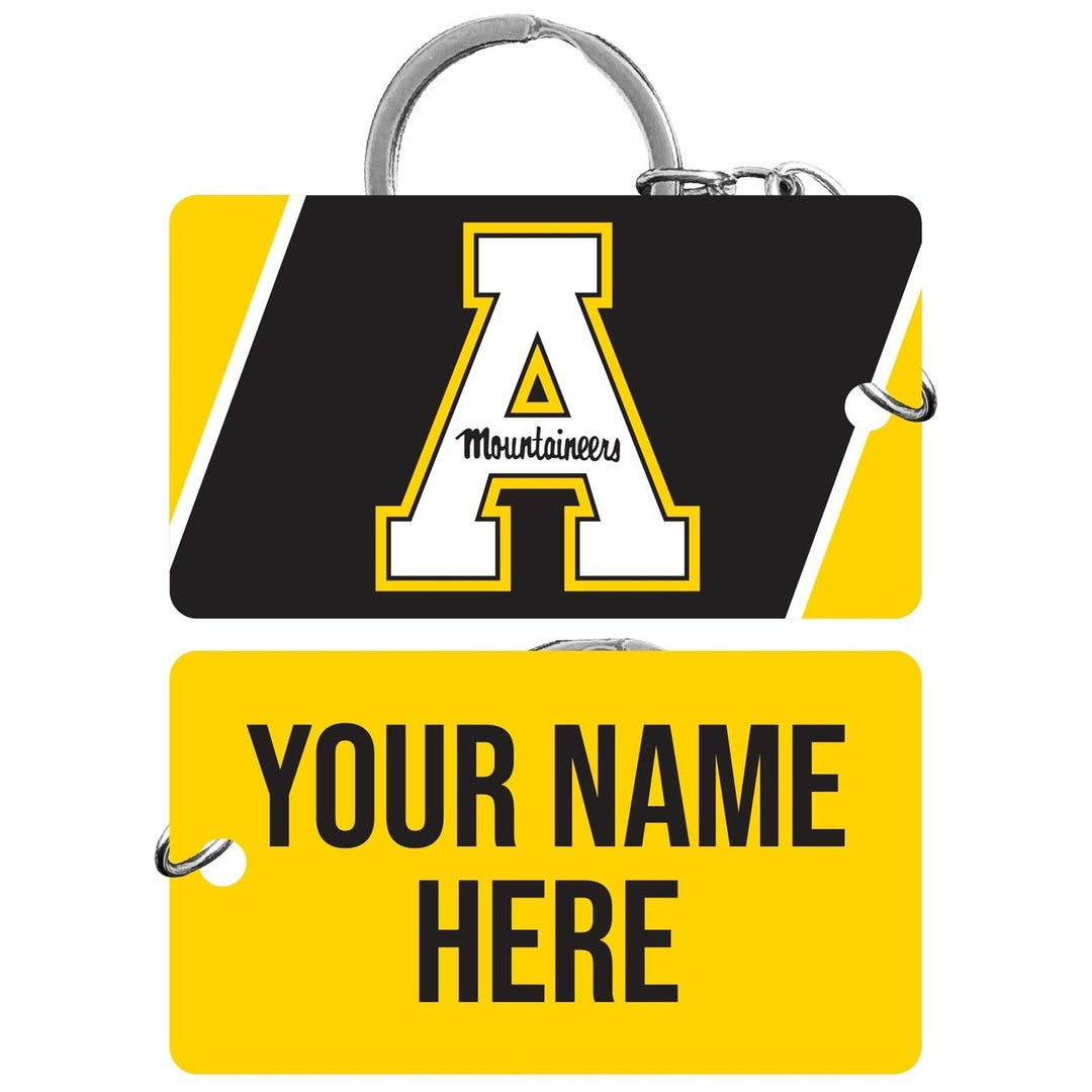 Appalachian State Customizable Acrylic Keychain 1.5" x 2.75" Officially Licensed Collegiate Product Image 1