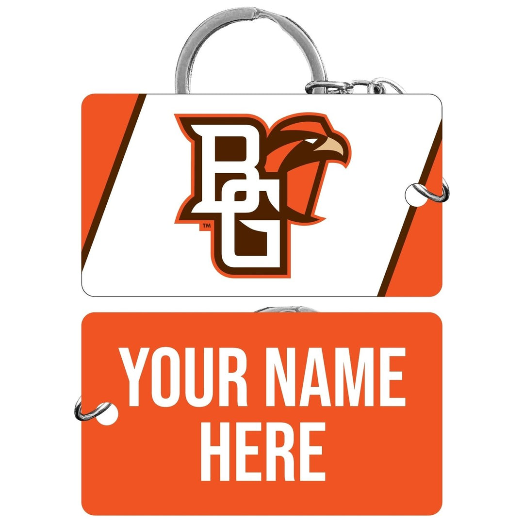 Bowling Green Falcons Customizable Acrylic Keychain 1.5" x 2.75" Officially Licensed Collegiate Product Image 1