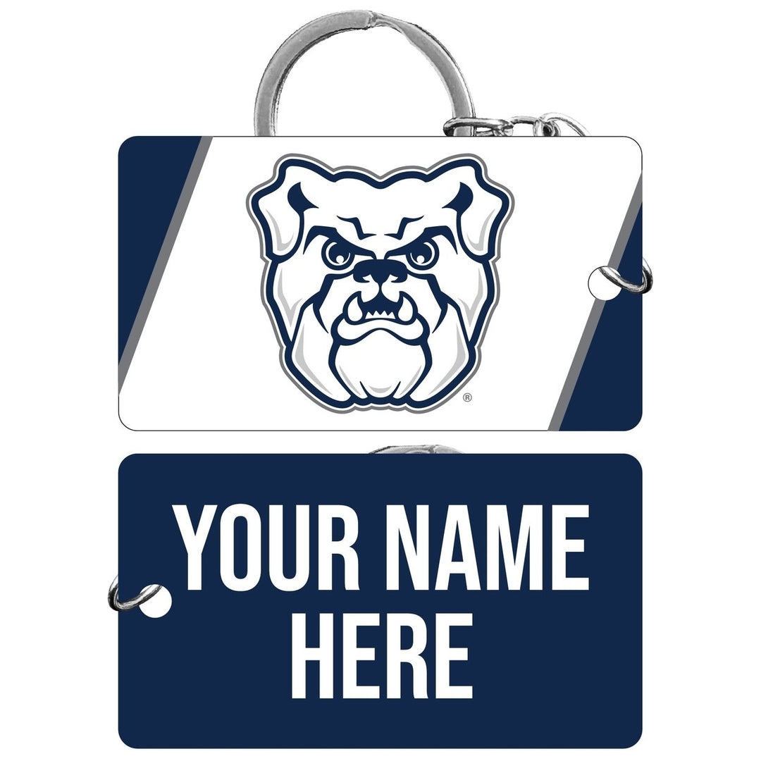 Butler Bulldogs Customizable Acrylic Keychain 1.5" x 2.75" Officially Licensed Collegiate Product Image 1