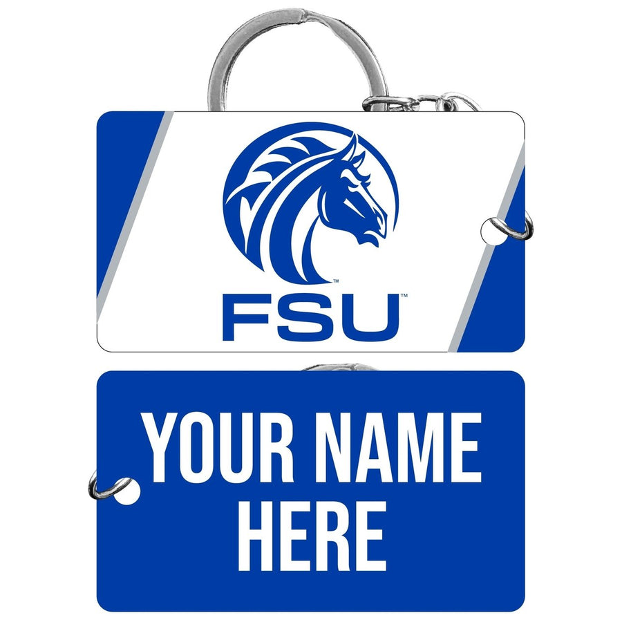 Fayetteville State University Customizable Acrylic Keychain 1.5" x 2.75" Officially Licensed Collegiate Product Image 1