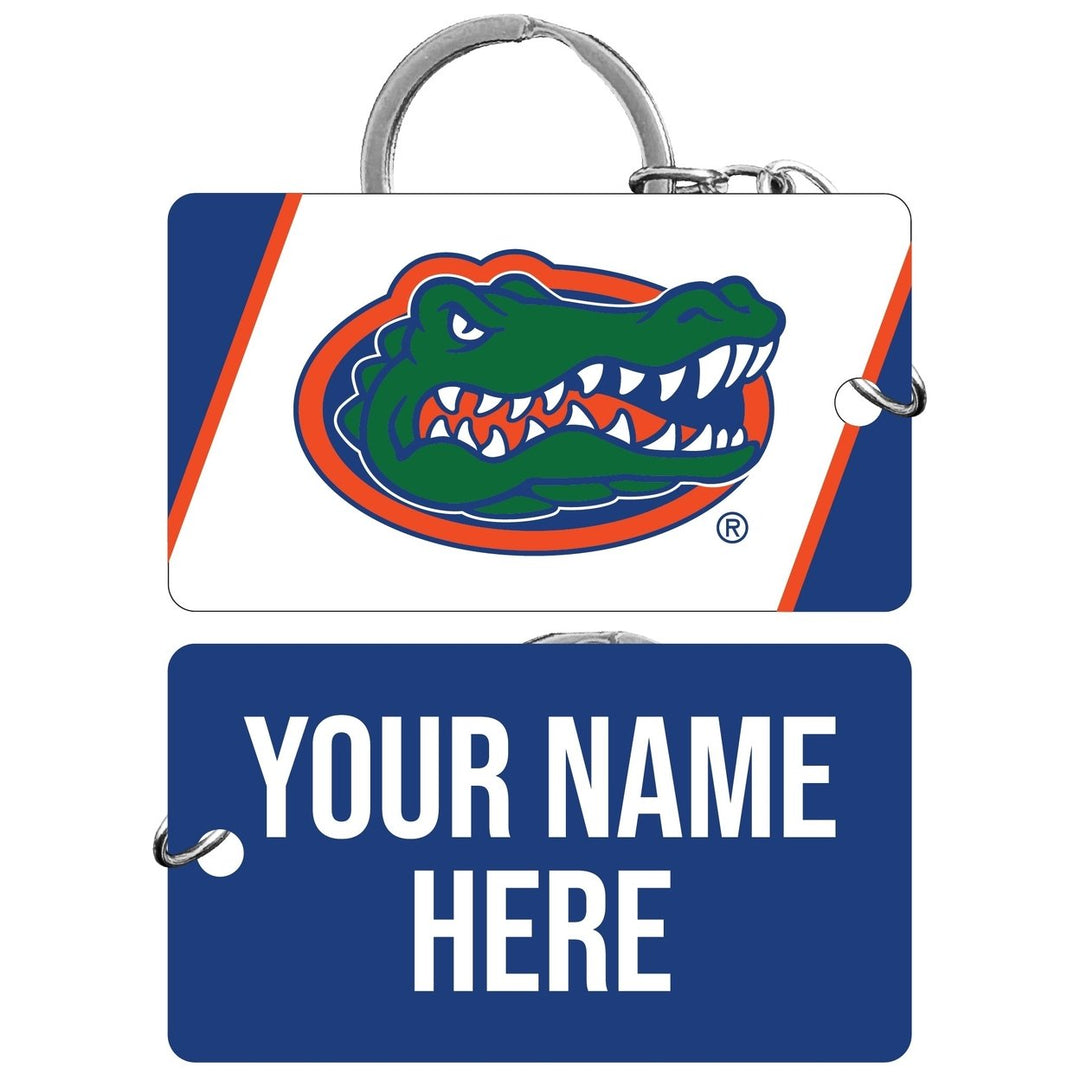 Florida Gators Customizable Acrylic Keychain 1.5" x 2.75" Officially Licensed Collegiate Product Image 1