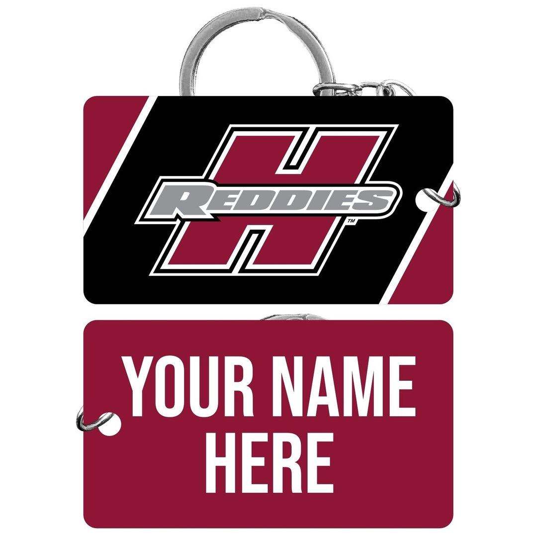 Henderson State Reddies Customizable Acrylic Keychain 1.5" x 2.75" Officially Licensed Collegiate Product Image 1