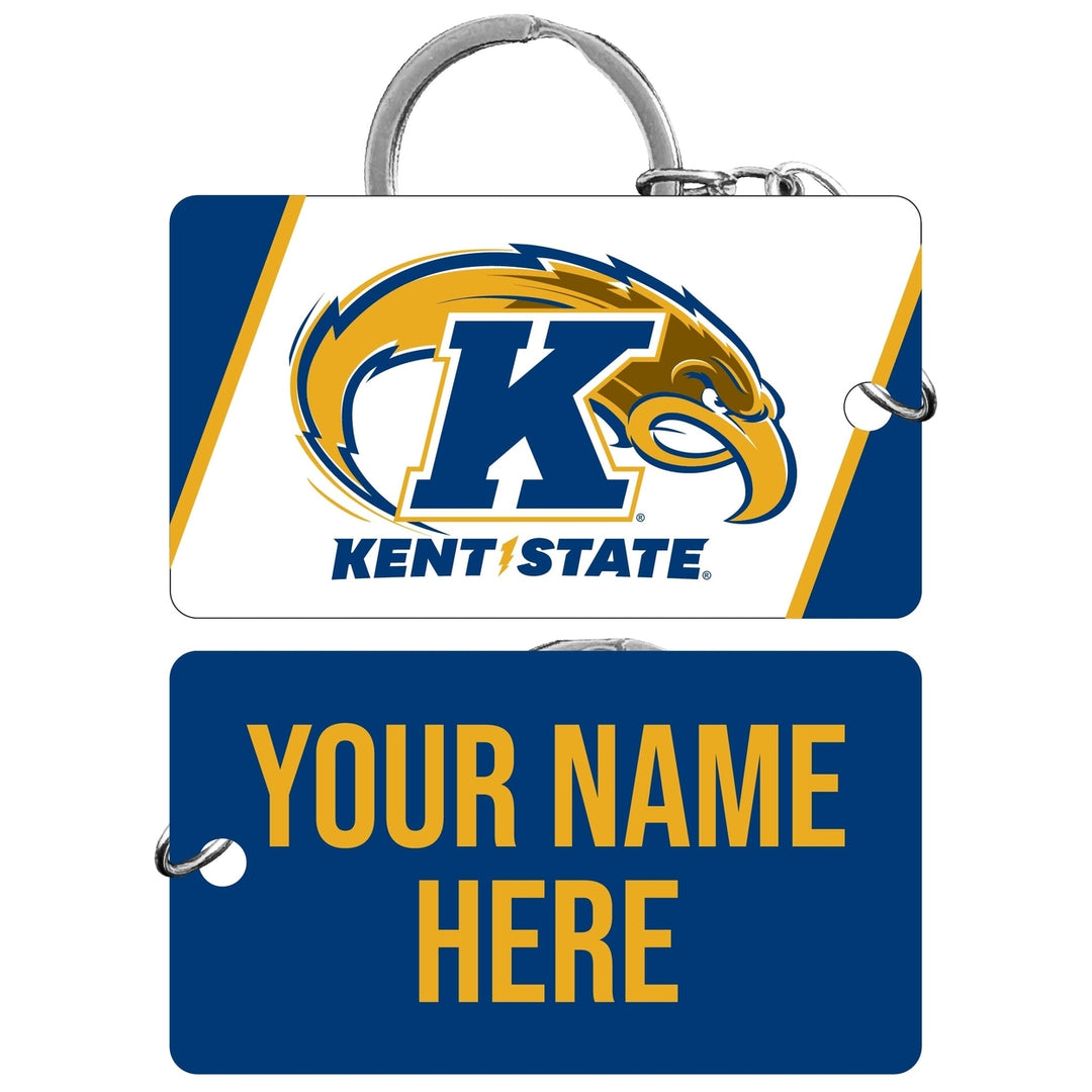 Kent State University Customizable Acrylic Keychain 1.5" x 2.75" Officially Licensed Collegiate Product Image 1