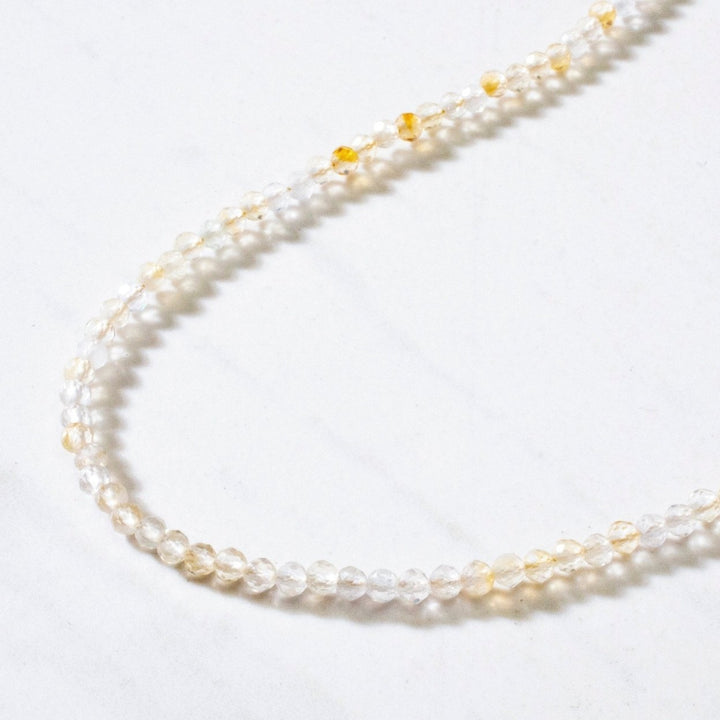 Citrine Faceted Necklace Image 1