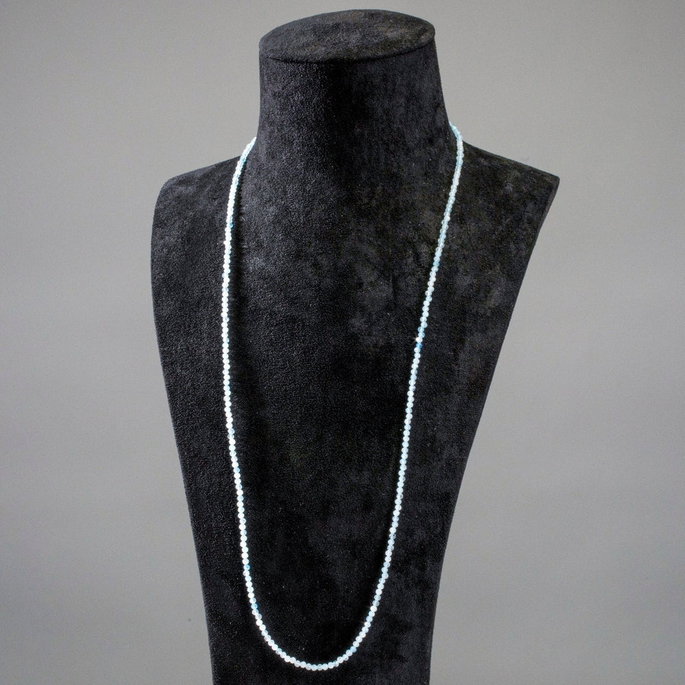 Aquamarine Faceted Necklace Image 2