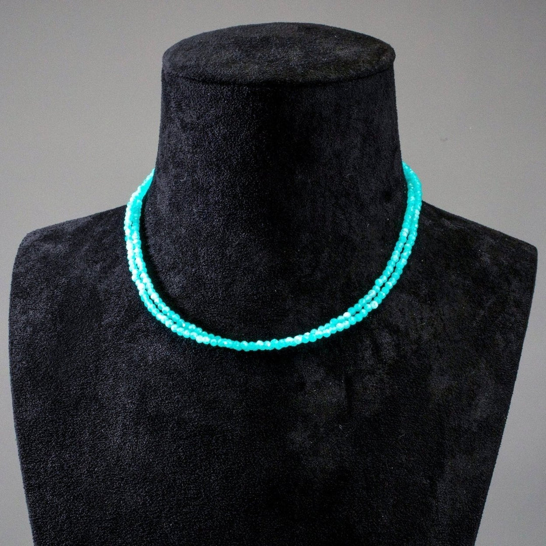 Amazonite Faceted Necklace Image 4