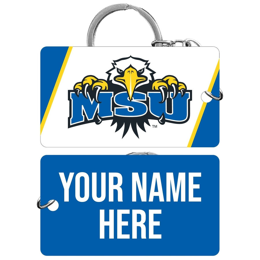 Morehead State University Customizable Acrylic Keychain 1.5" x 2.75" Officially Licensed Collegiate Product Image 1