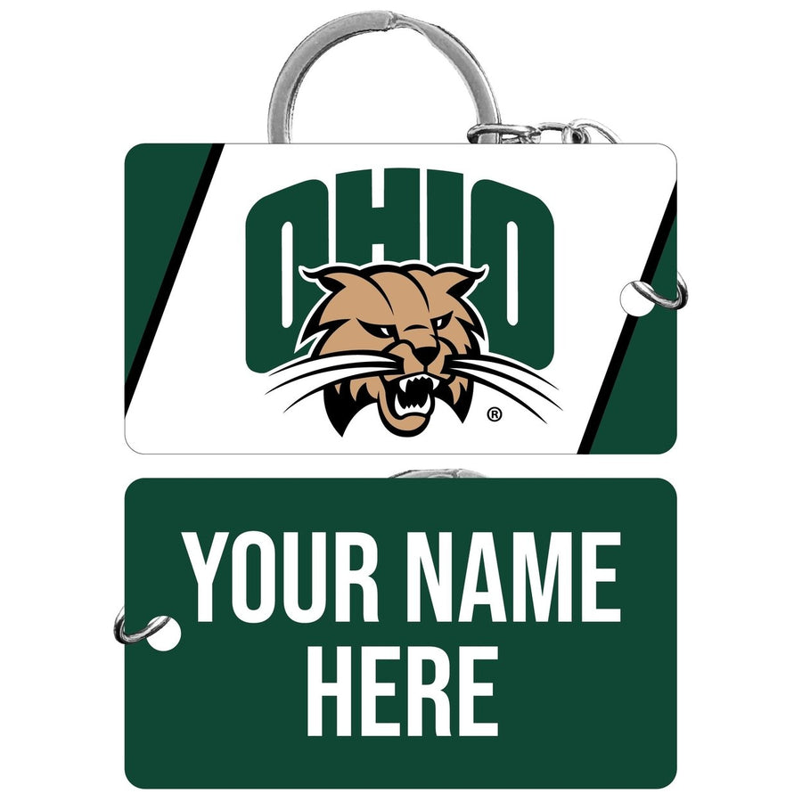 Ohio University Customizable Acrylic Keychain 1.5" x 2.75" Officially Licensed Collegiate Product Image 1