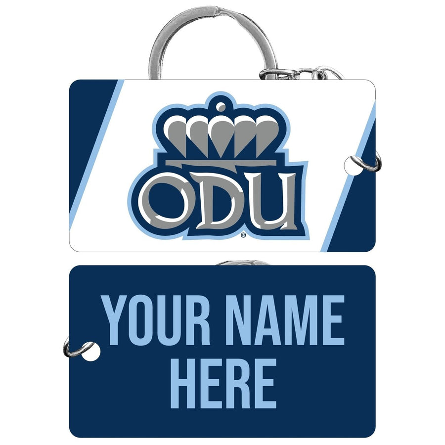 Old Dominion Monarchs Customizable Acrylic Keychain 1.5" x 2.75" Officially Licensed Collegiate Product Image 1