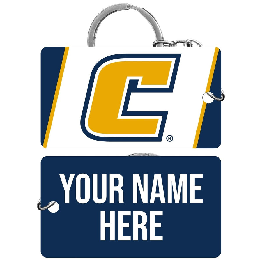 University of Tennessee at Chattanooga Customizable Acrylic Keychain 1.5" x 2.75" Officially Licensed Collegiate Product Image 1