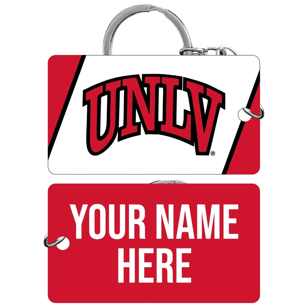 UNLV Rebels Customizable Acrylic Keychain 1.5" x 2.75" Officially Licensed Collegiate Product Image 1