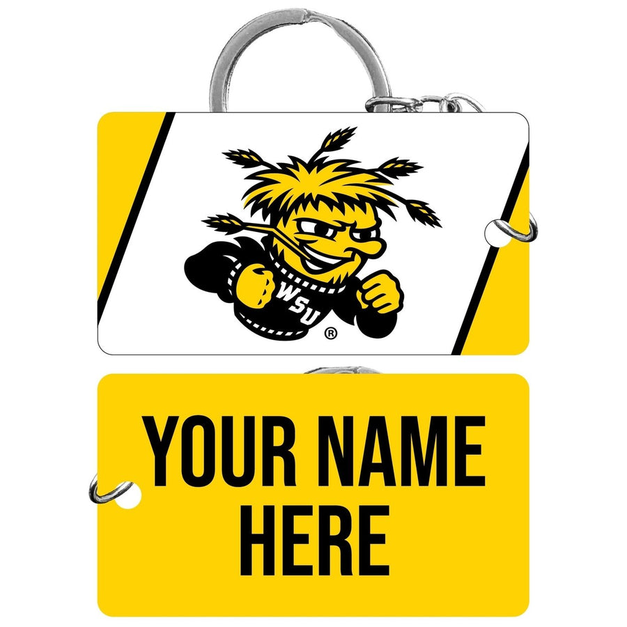 Wichita State Shockers Customizable Acrylic Keychain 1.5" x 2.75" Officially Licensed Collegiate Product Image 1