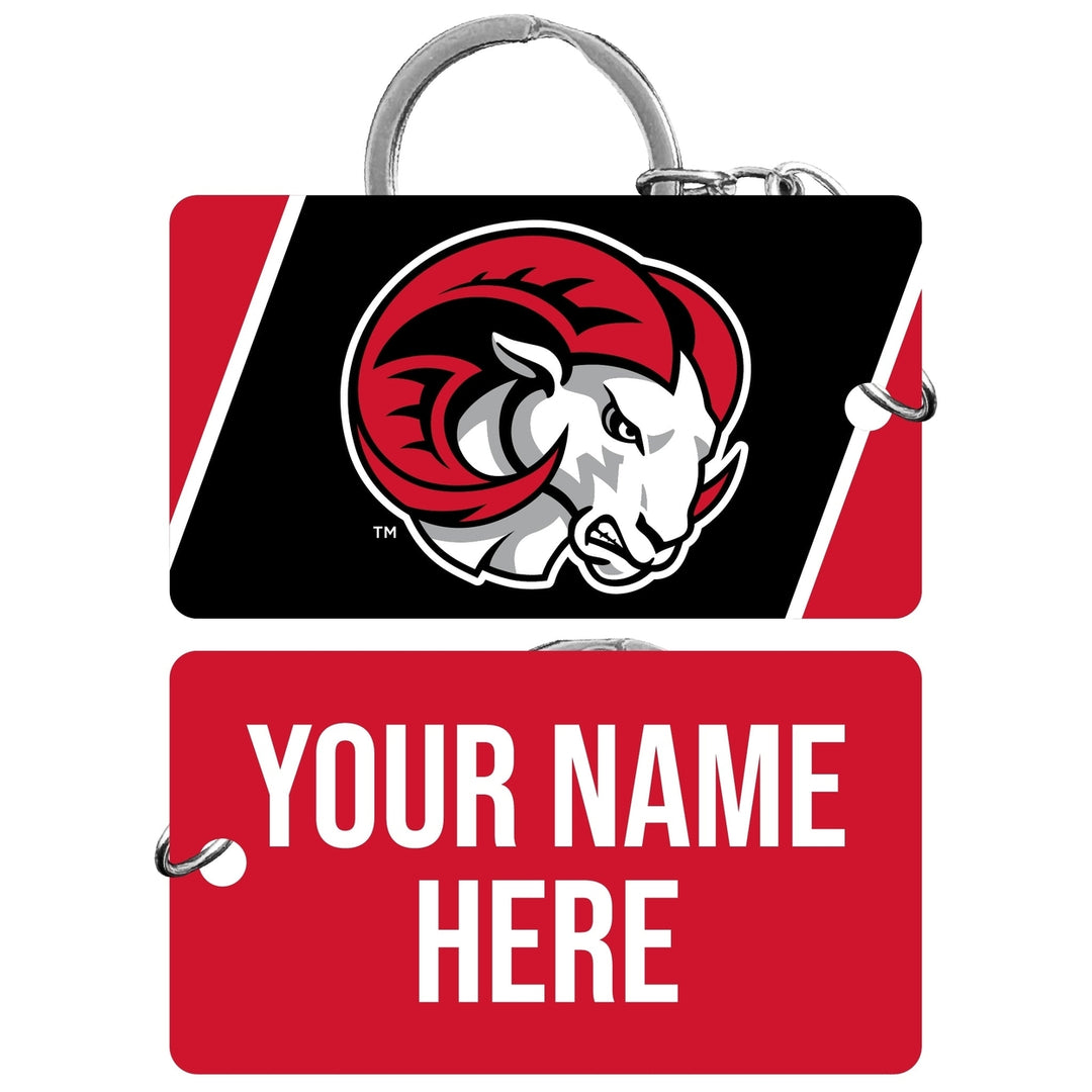 Winston-Salem State Customizable Acrylic Keychain 1.5" x 2.75" Officially Licensed Collegiate Product Image 1