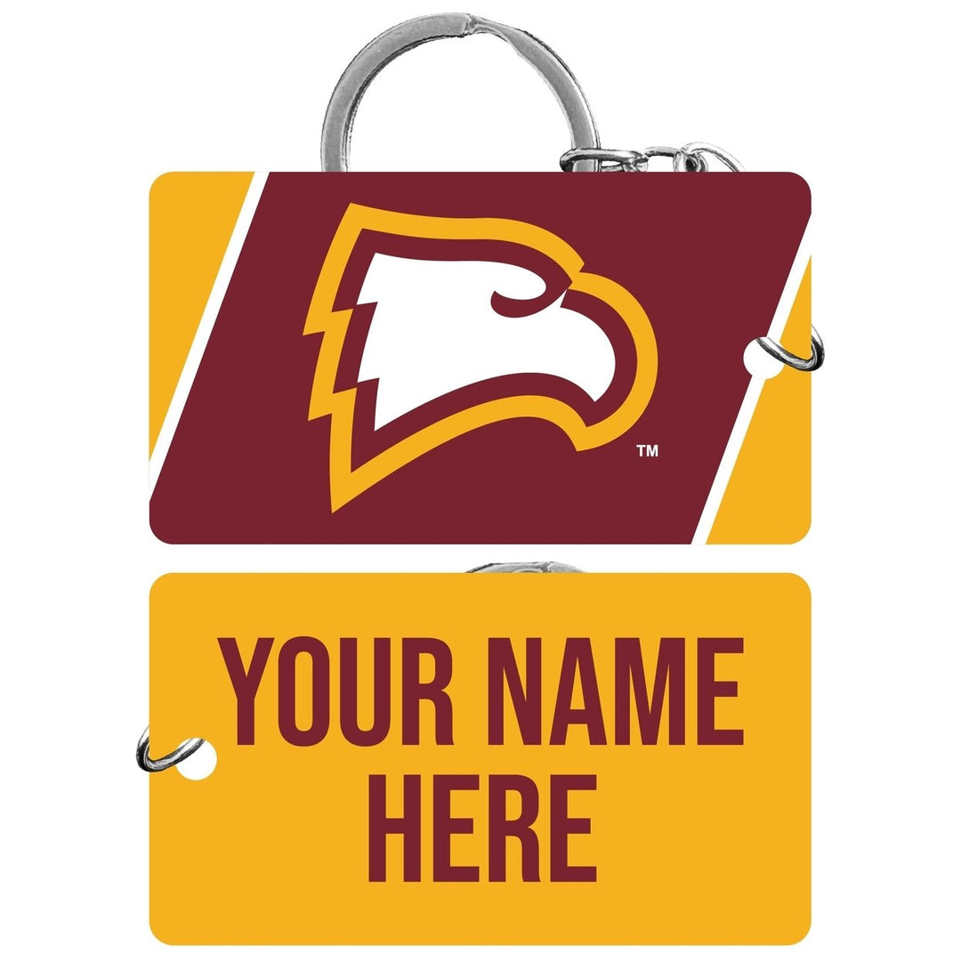 Winthrop University Customizable Acrylic Keychain 1.5" x 2.75" Officially Licensed Collegiate Product Image 1