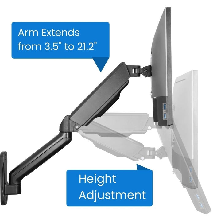 Gabor Levitouch Monitor Wall-Mount Arm 17-32 Inch Adjustable Tilt Swivel 19.8lb Image 2