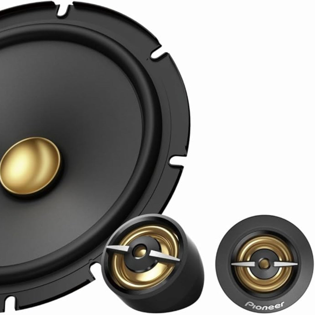 Pioneer TS-A1601C 6.5" 2-Way Component Car Speakers Enhanced Bass Quality Image 4