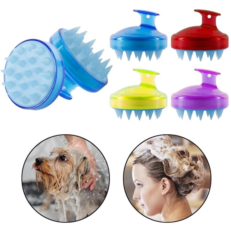 Silicone Hair Scalp Massager Brush Image 2