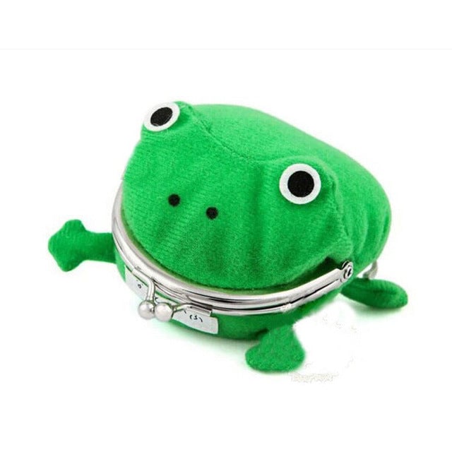 Hokage Ninjia Naruto Frog Coin Purse Cosplay Props Frog Wallet Anime Cartoon Manga Flannel Coin holder Cute Animal Image 2