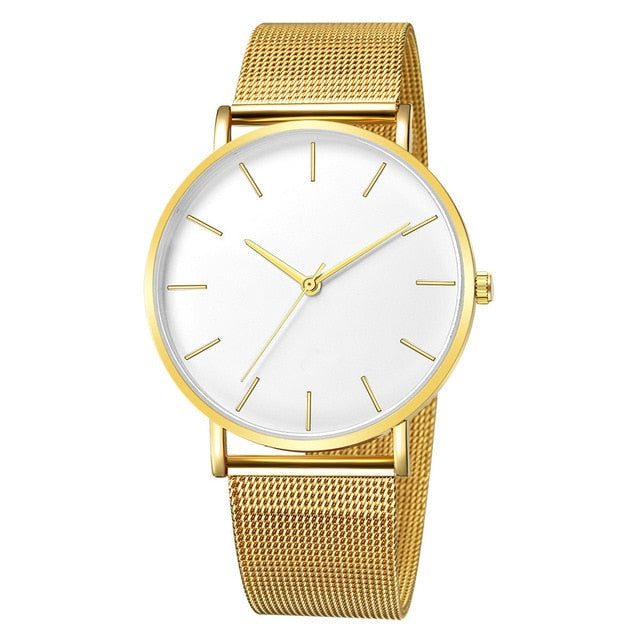 Women Watch Mesh Stainless Steel Bracelet Casual Wrist Watch Women Watches 2020 Image 2