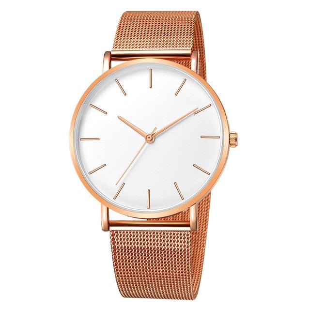 Women Watch Mesh Stainless Steel Bracelet Casual Wrist Watch Women Watches 2020 Image 9