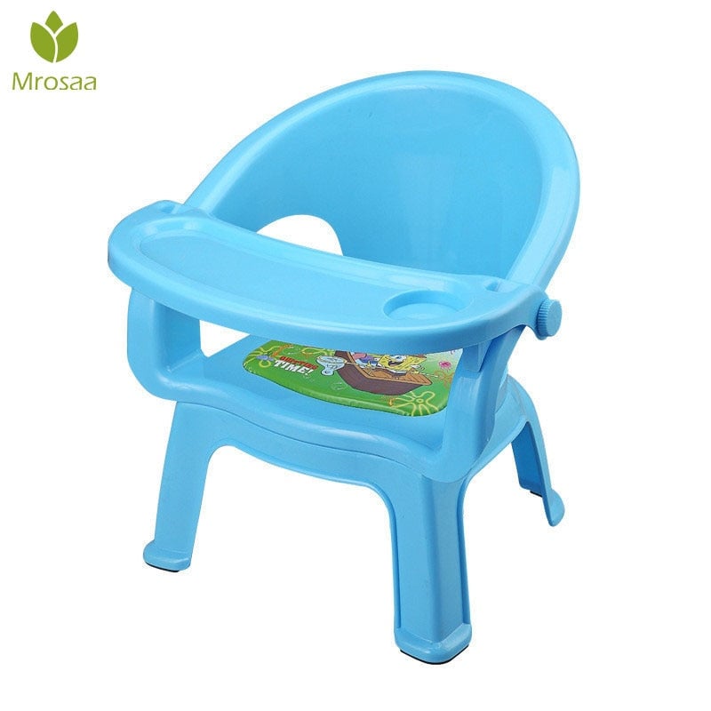 Childrens Dining Chair With Plate Baby Eating Table Baby Chair Dining Table Back Call Called Chair Baby Plastic Stool Image 1