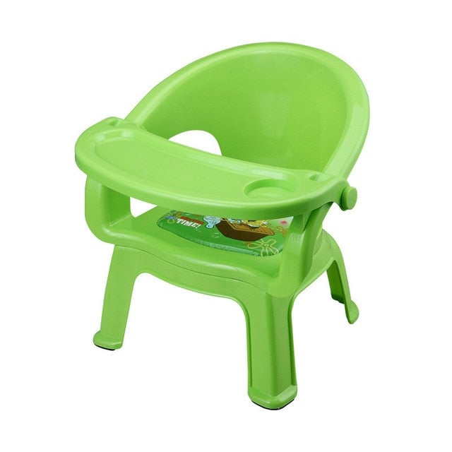 Childrens Dining Chair With Plate Baby Eating Table Baby Chair Dining Table Back Call Called Chair Baby Plastic Stool Image 2