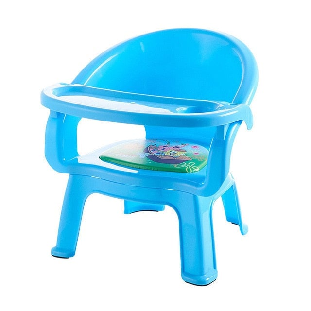 Childrens Dining Chair With Plate Baby Eating Table Baby Chair Dining Table Back Call Called Chair Baby Plastic Stool Image 3