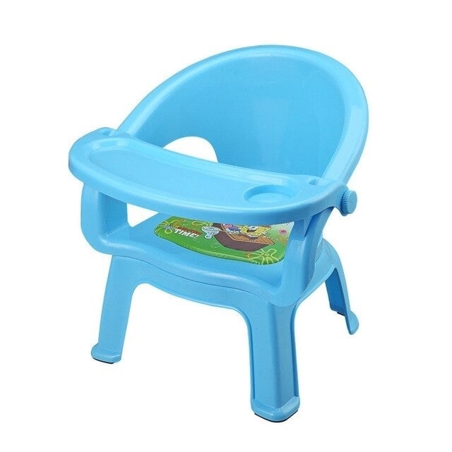 Childrens Dining Chair With Plate Baby Eating Table Baby Chair Dining Table Back Call Called Chair Baby Plastic Stool Image 4