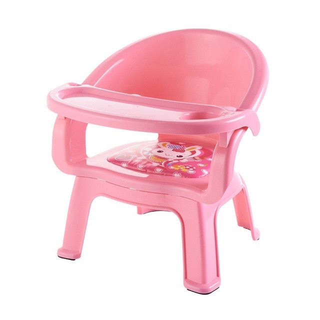 Childrens Dining Chair With Plate Baby Eating Table Baby Chair Dining Table Back Call Called Chair Baby Plastic Stool Image 6