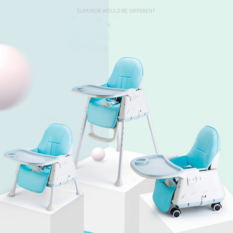 Kids High Chair Feeding Chair Baby Chair Booster Seat Children Adjustable Folding Chairs Kids Highchair Seat Baby Eating Image 1