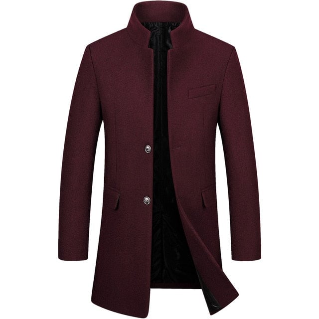 Men Coat Winter,Mens Peacoat,Mens Cashmere,Men Wool Coat,Wool Coat Men,Men Woolen Overcoat,Mens Coat,Winter Wool Coat Image 2