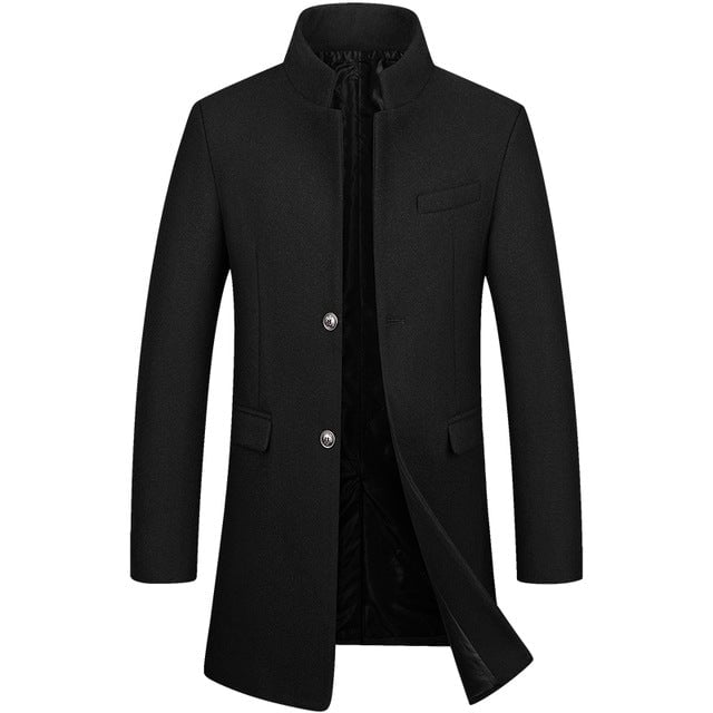 Men Coat Winter,Mens Peacoat,Mens Cashmere,Men Wool Coat,Wool Coat Men,Men Woolen Overcoat,Mens Coat,Winter Wool Coat Image 4